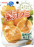 『明治』果汁百%软糖 4口味 苹果/橙子/草莓/葡萄  51g