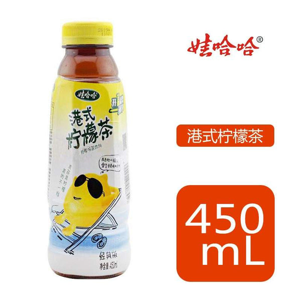 『娃哈哈』 港式柠檬茶 450ml 单瓶